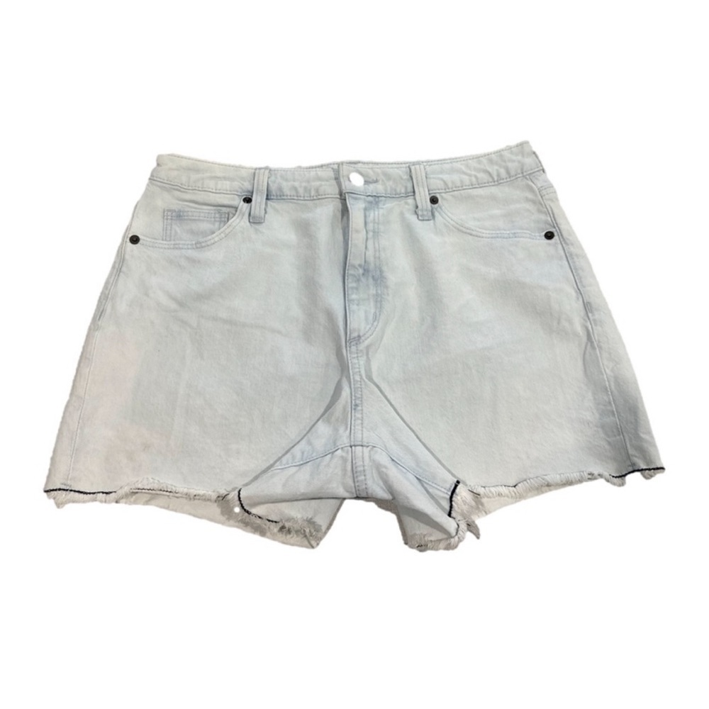 Light washed denim shorts